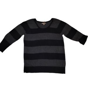 Banana Republic gray & black sweater